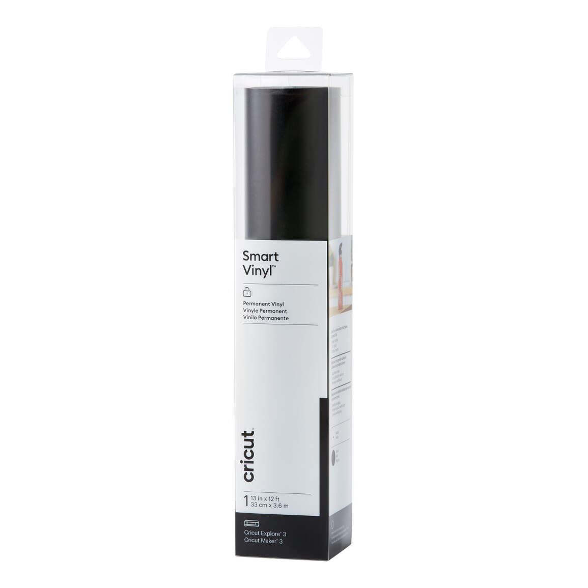 Smart Vinyl™ – permanent (3.7 m) schwarz