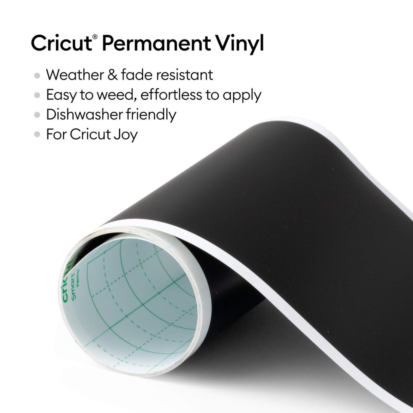 Cricut Smart Vinyl Permanent Joy 14x122cm 1 sheet (Mat Black)