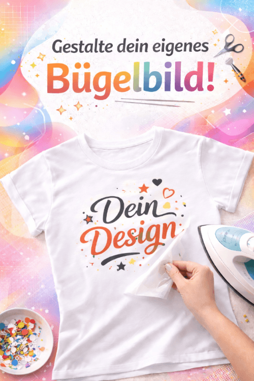 Bügelbild Designer selbst gestalten – personalisiertes Bügelbild