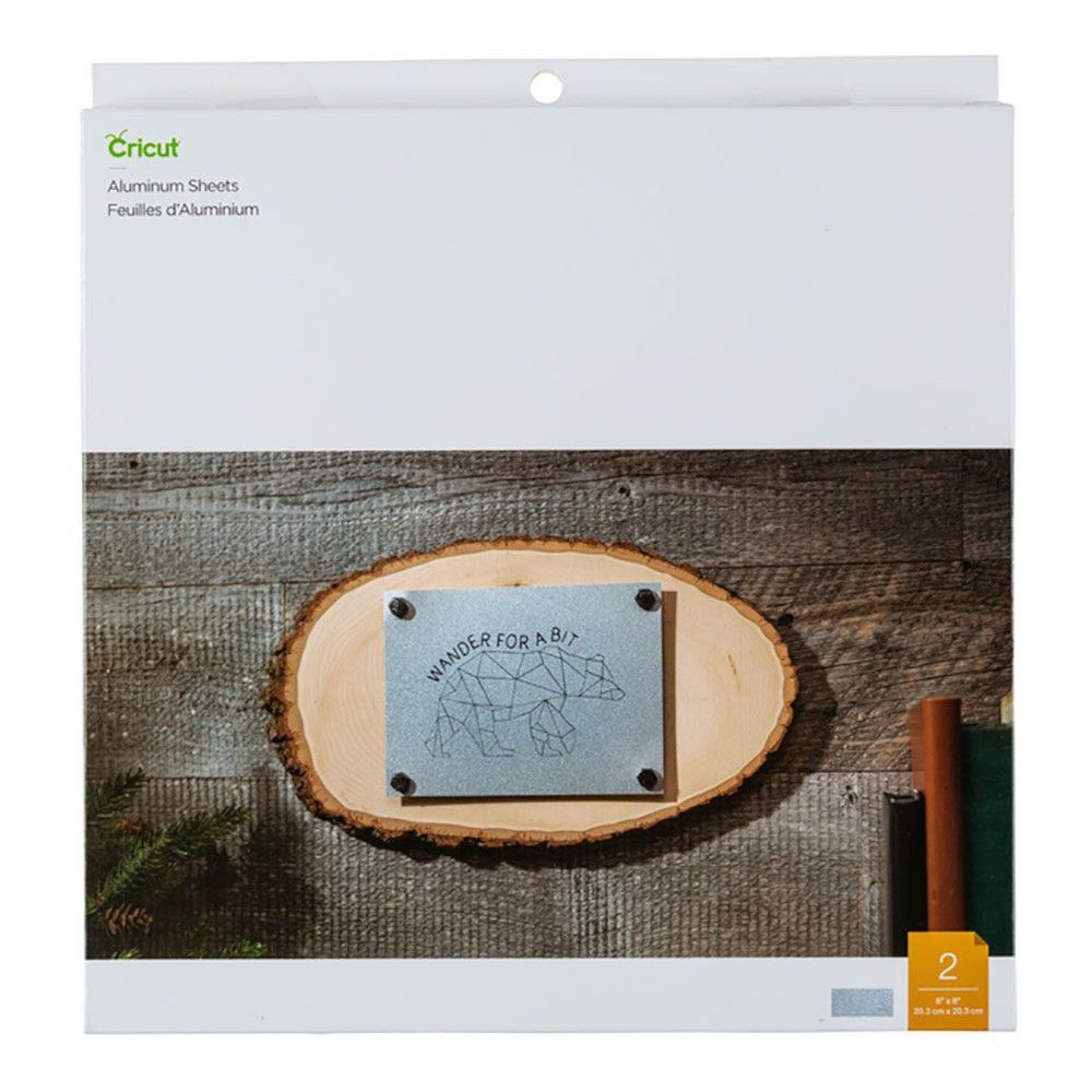 Cricut Aluminiumplatten 20 cm x 20 cm (8" x 8") (2 Stück)