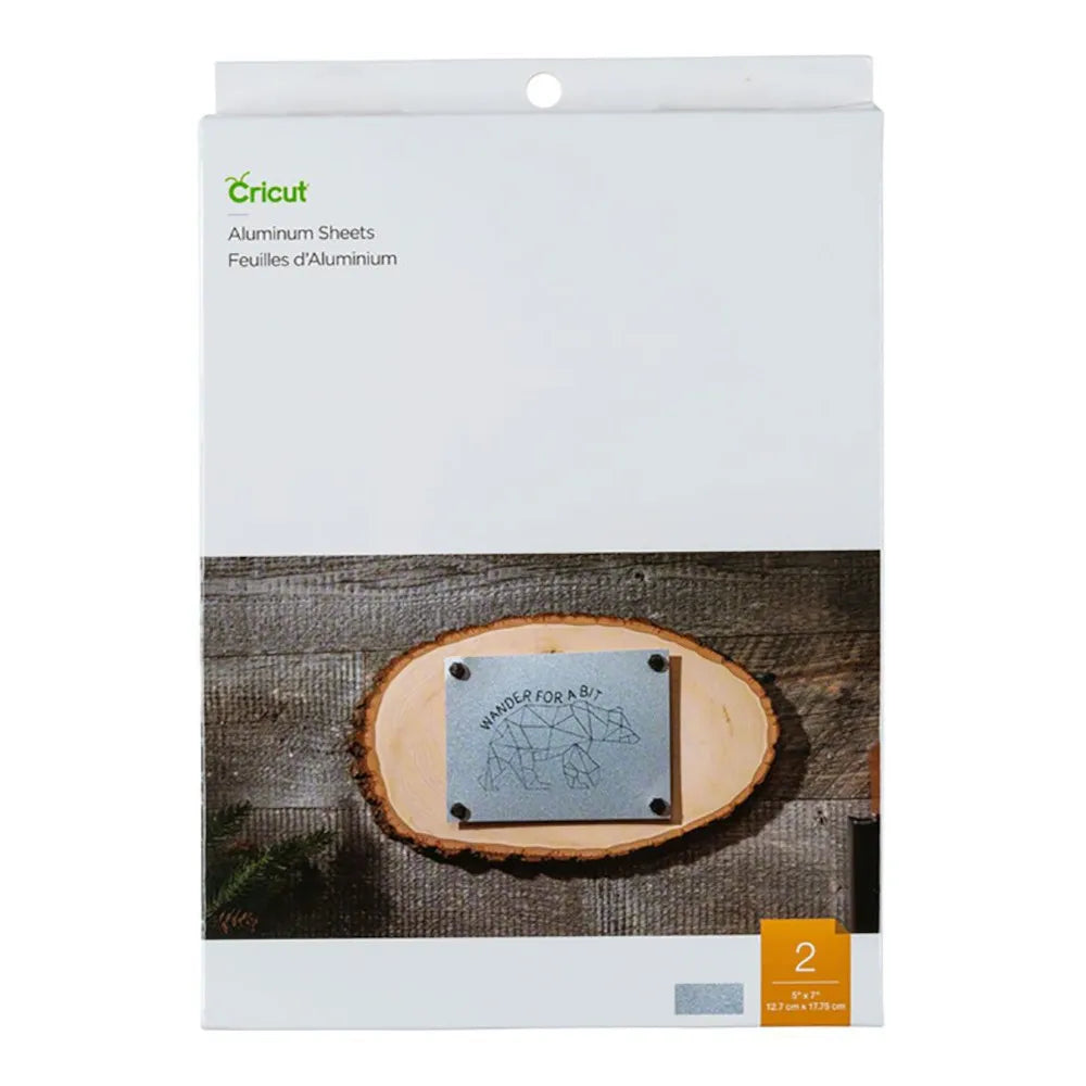 Cricut Aluminiumplatten 13 cm x 18 cm (5" x 7") (2 Stück)