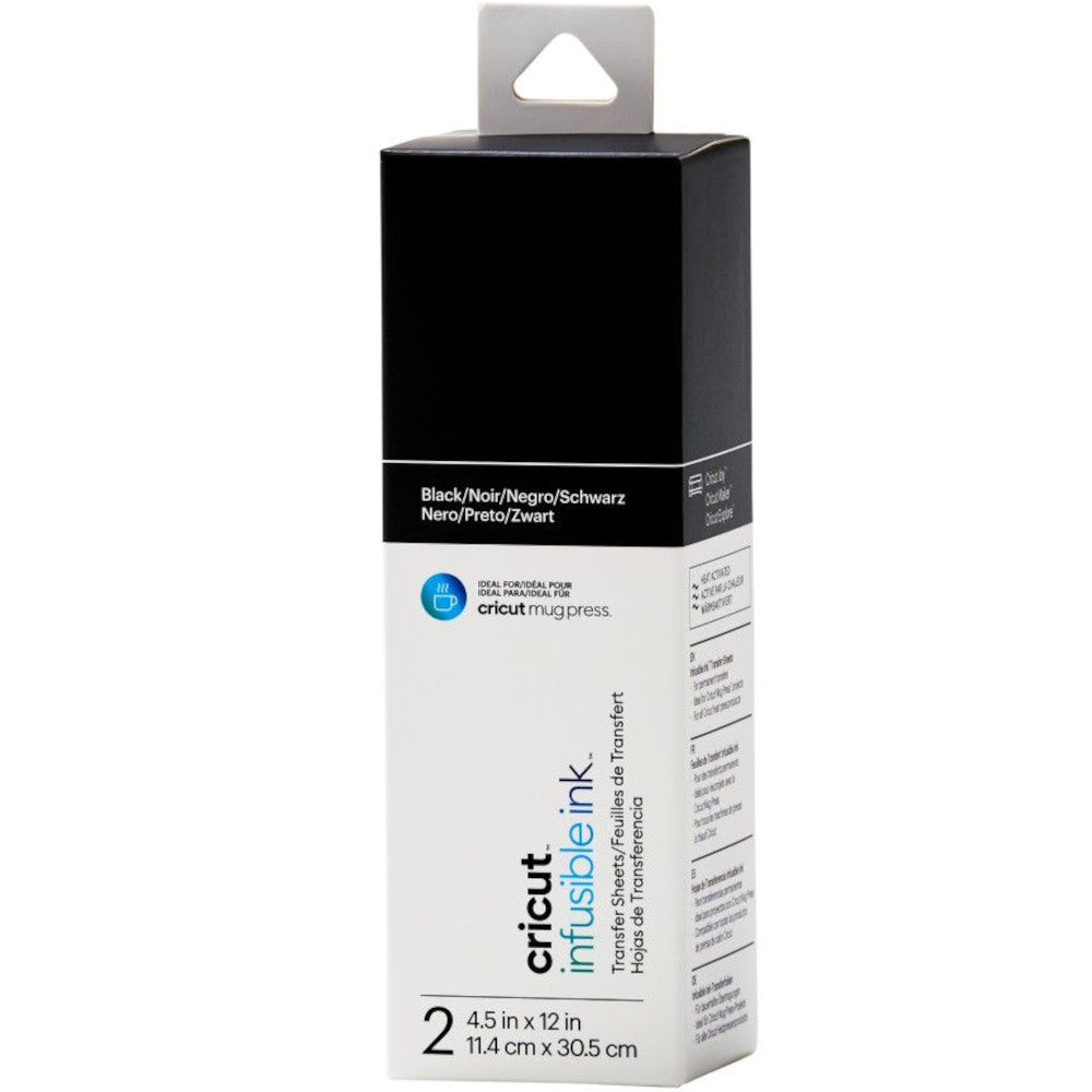 Cricut Infusible Ink Transfer Sheets 2-pack (Black) - ideal size for MugPress