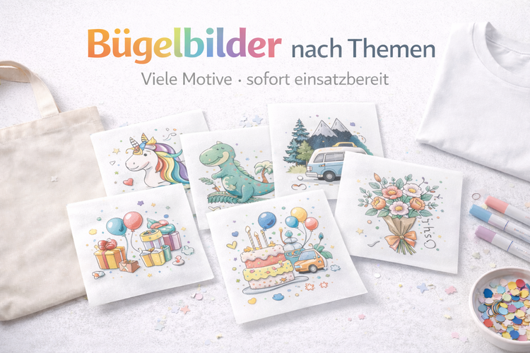 Bügelbilder nach Themen