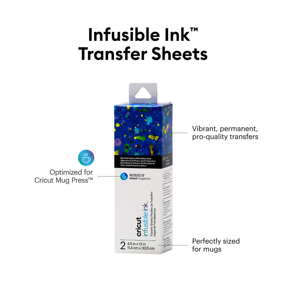 Infusible Ink PTN Blaue Farbspritzer