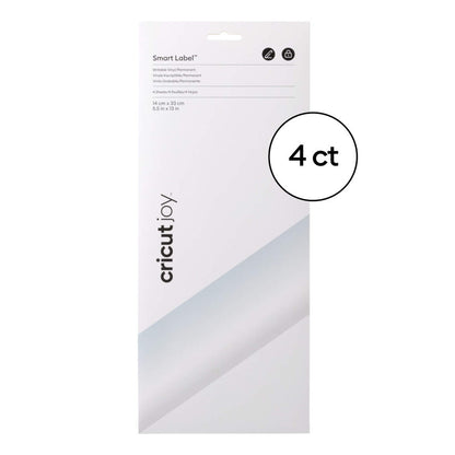 Cricut Smart Vinyl Permanent Joy 14x33cm 4 sheets (Writable Transparent)