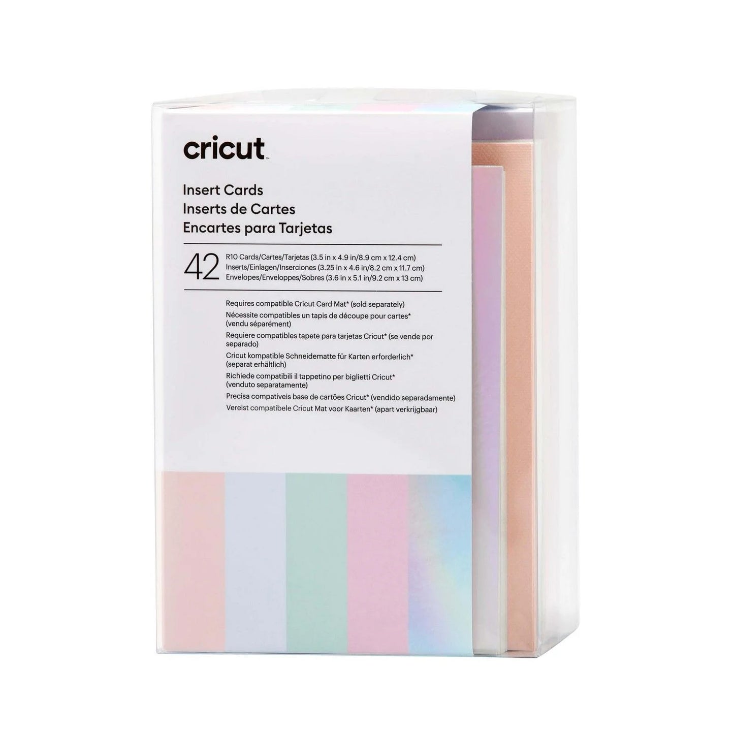 Cricut Insert Cards Pastel  R20 (10,8 cm x 14 cm) 12-pack