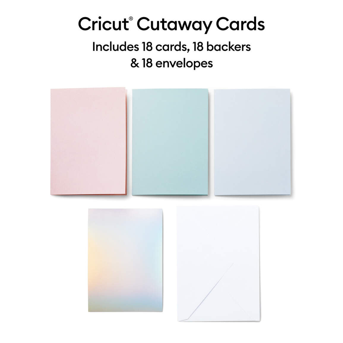 Cutaway Cards, Pastel Sampler - R10