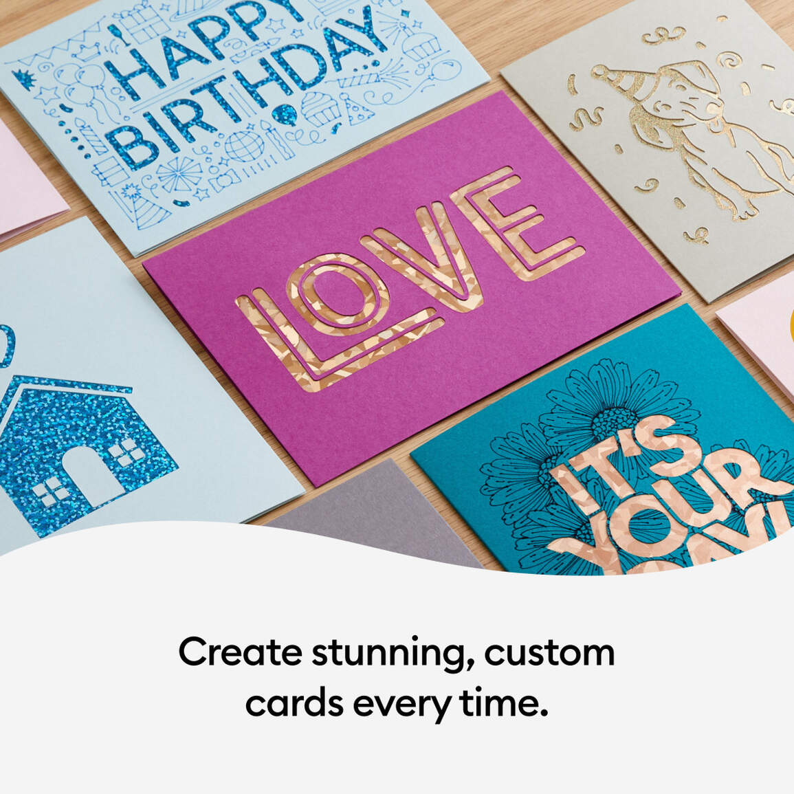 Cutaway Cards, Pastel Sampler - R10