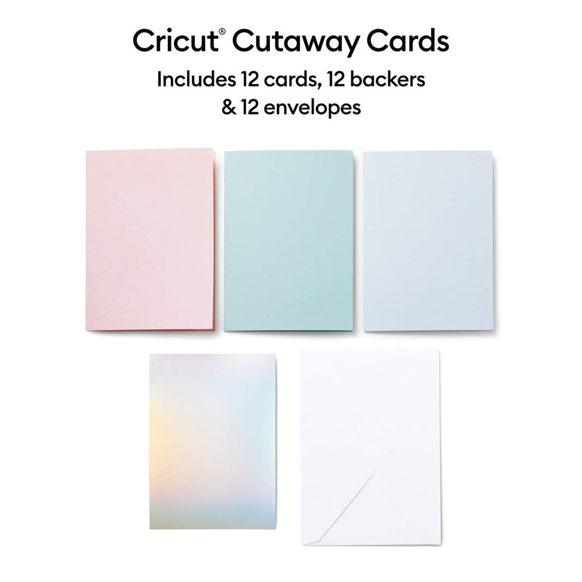 Cutaway Cards, Pastell-Musterset – R40