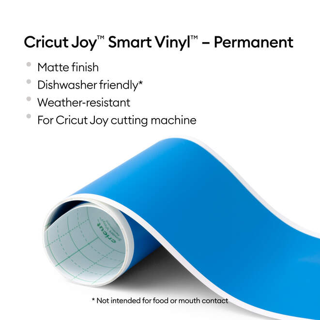 Cricut Joy™ Smart Vinyl™ – Permanent Matte, Meerblau