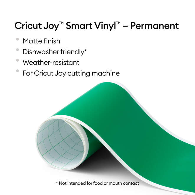 Cricut Joy™ Smart Vinyl™ – Permanent Matte, Gras