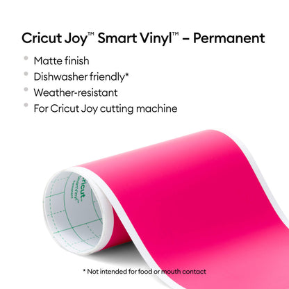 Cricut Smart Vinyl Permanent Joy 14x122cm 1 sheet (Mat Party Pink)