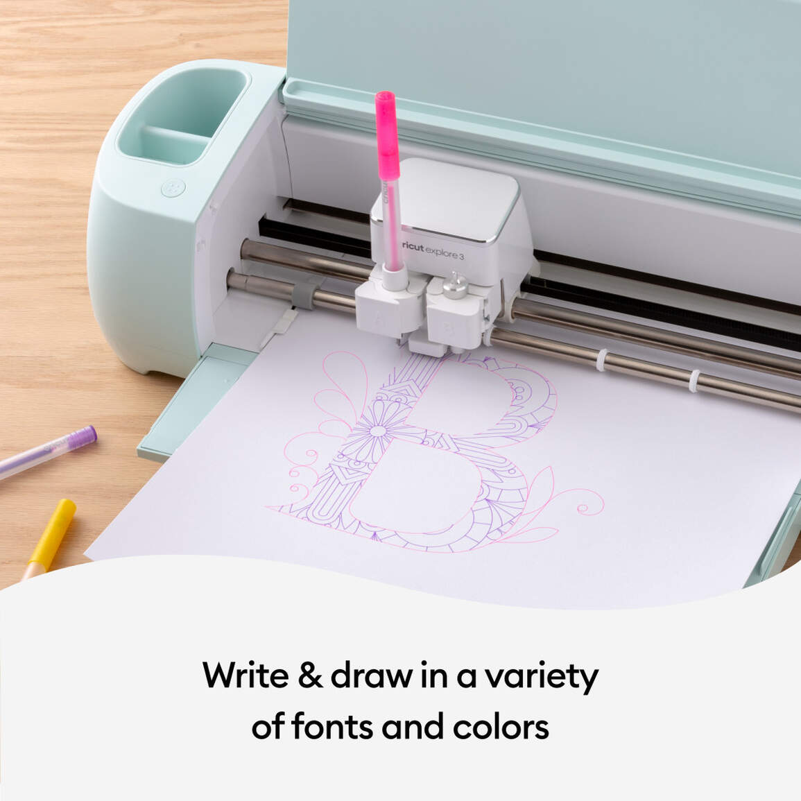 Glitzer-Gelstifte 0,8 mm, Regenbogenfarben (10 Stk.)