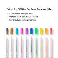 Cricut Joy™ Glitzer-Gelstifte, 0,8 mm, Regenbogenfarben (10 Stk.)