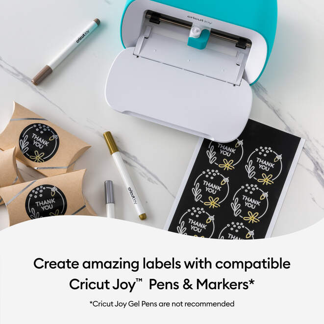 Cricut Joy™ Smart Label™ beschreibbares Vinyl – ablösbar, Schwarz