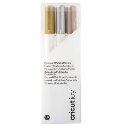 Cricut Joy Permanent markers 3-pack 1.0 (Gold, Silver, Copper)