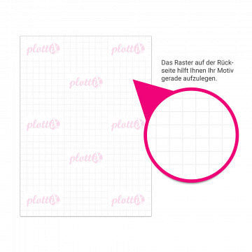 plottiX - Sublimationspapier - DIN A4 - 100 Blatt