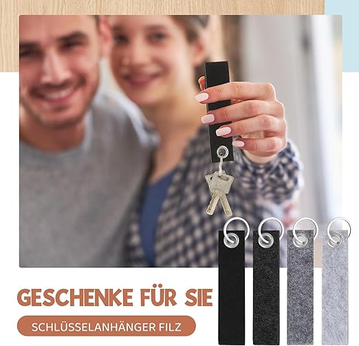 Filz Schlüsselanhänger Rohlinge