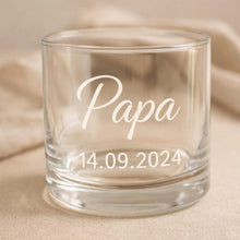 Trinkglas mit Gravur