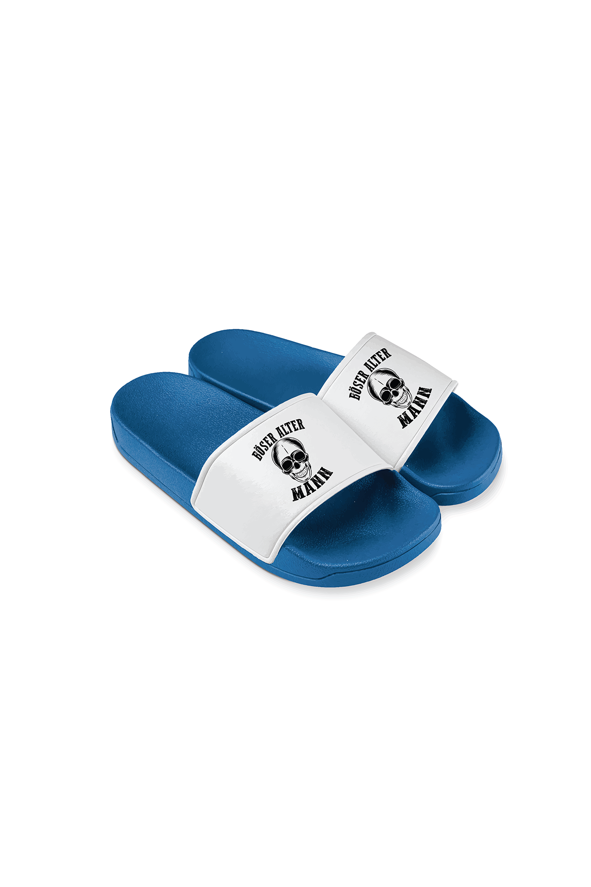 Badeschlappen Böser alter Mann