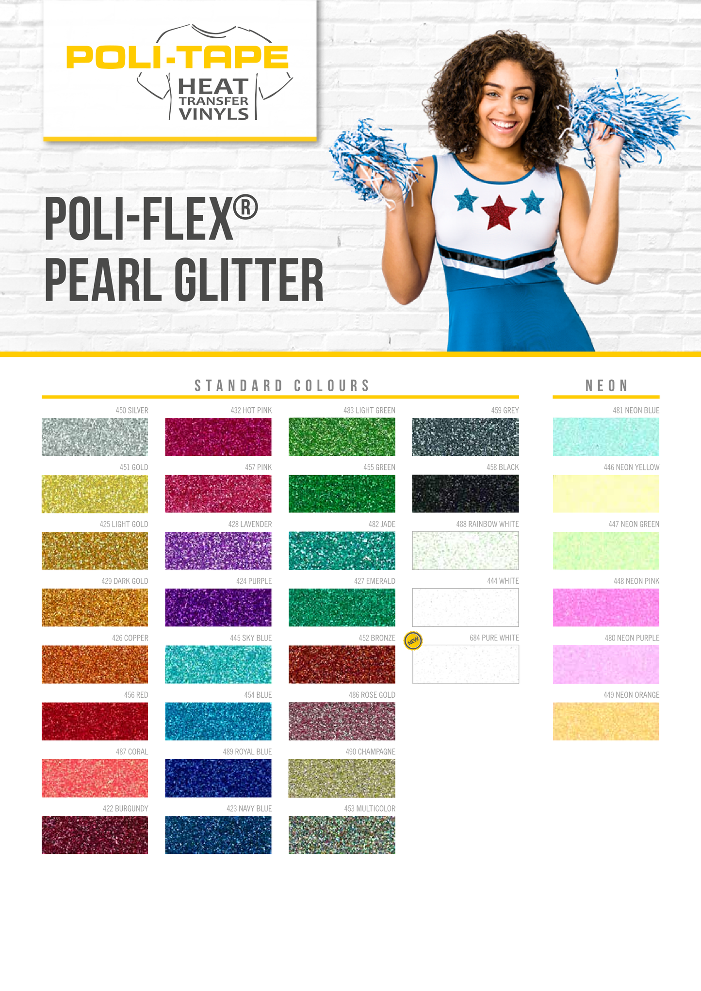 Poli-Flex  Pearl Glitter / Bogenware