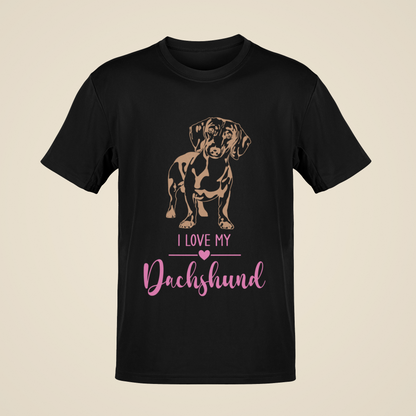 T-Shirt I Love my Dachshund
