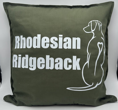 Rhodesian Ridgeback pillowcase 50x50