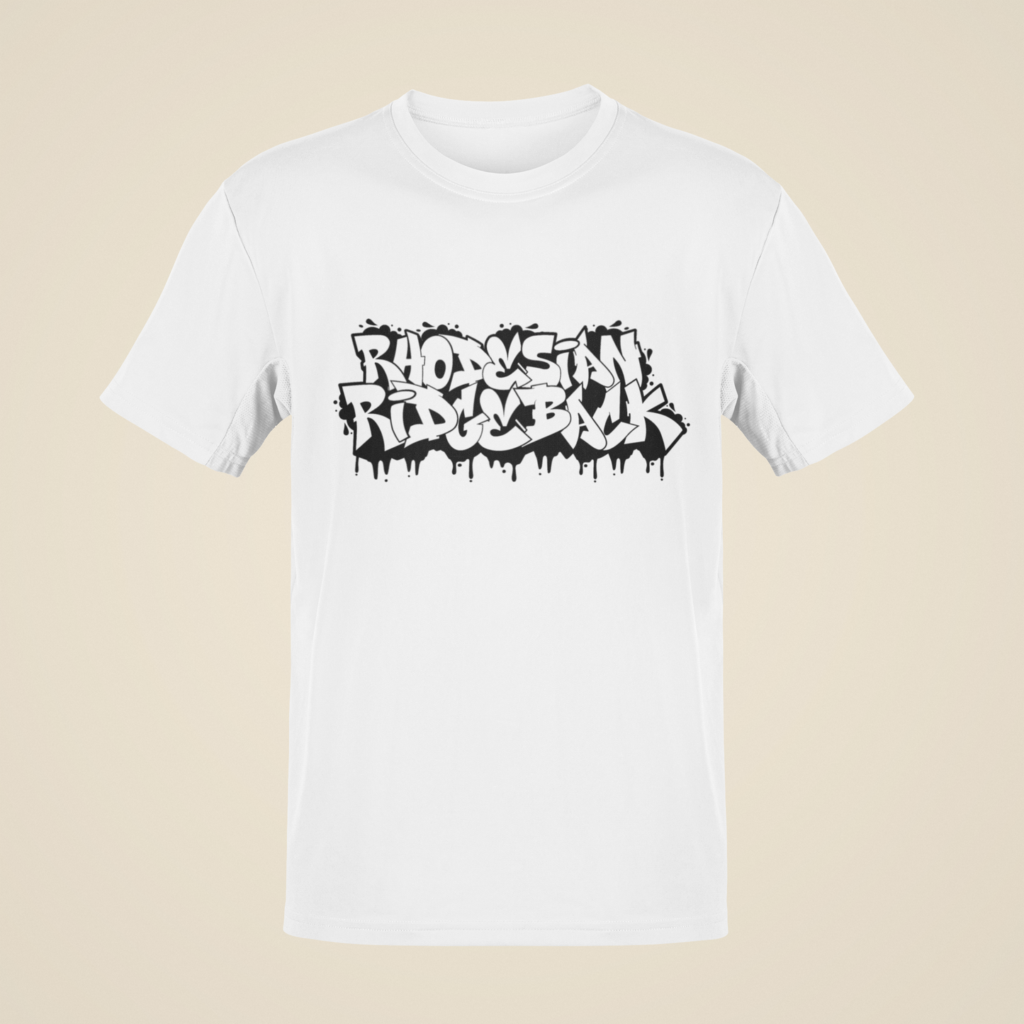 T-Shirt RR Schriftzug s/w