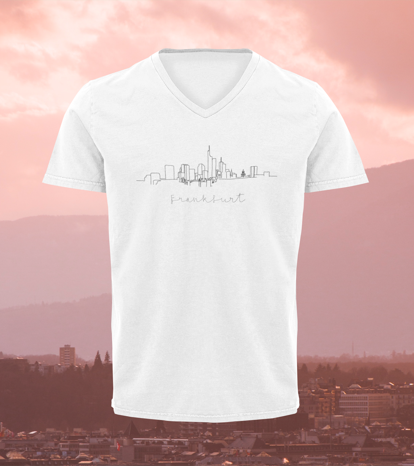 T-Shirt Skyline Frankfurt