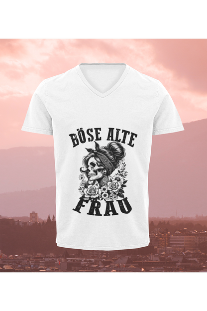 T-Shirt Böse alte Frau D5