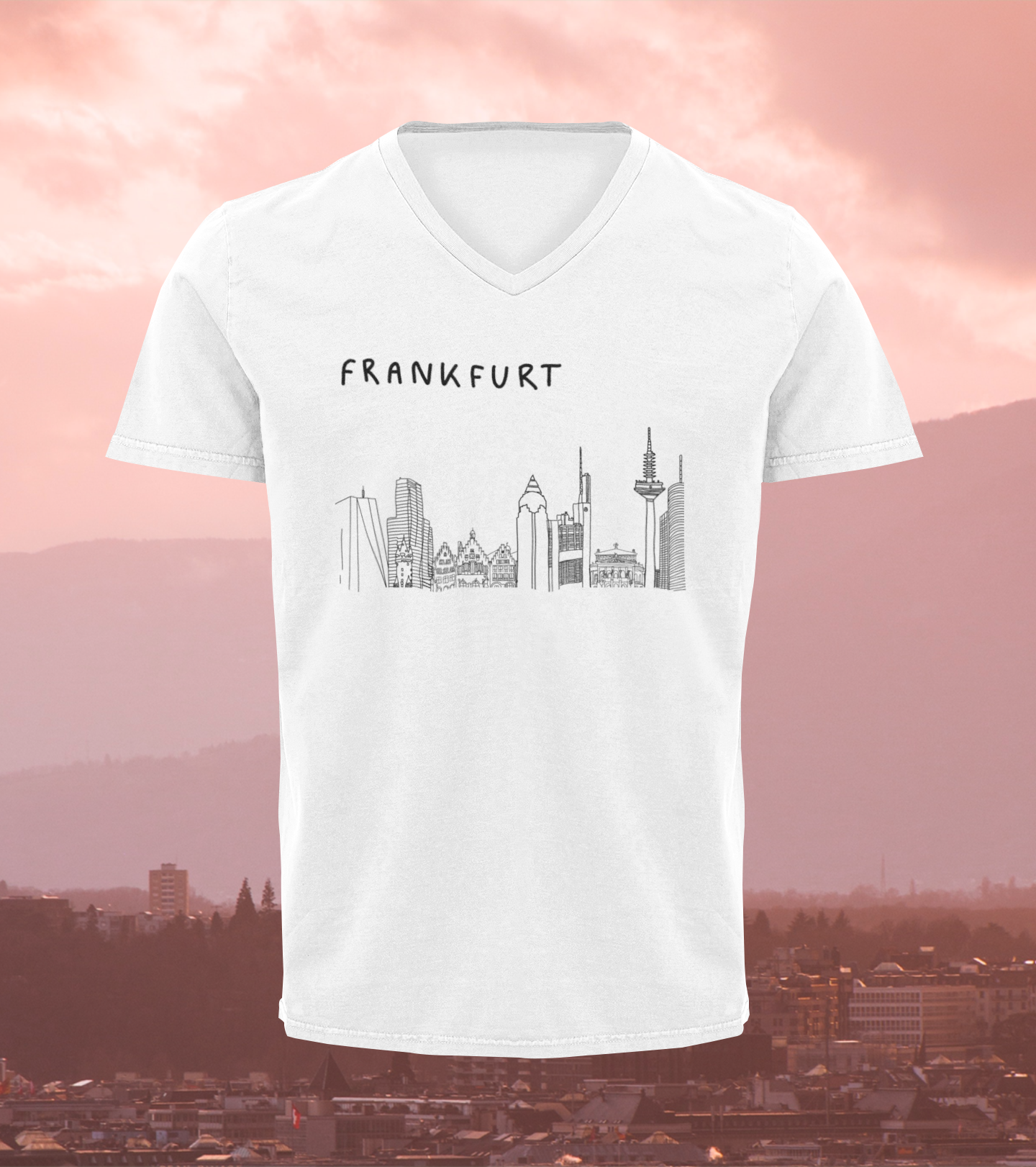T-Shirt Skyline Frankfurt