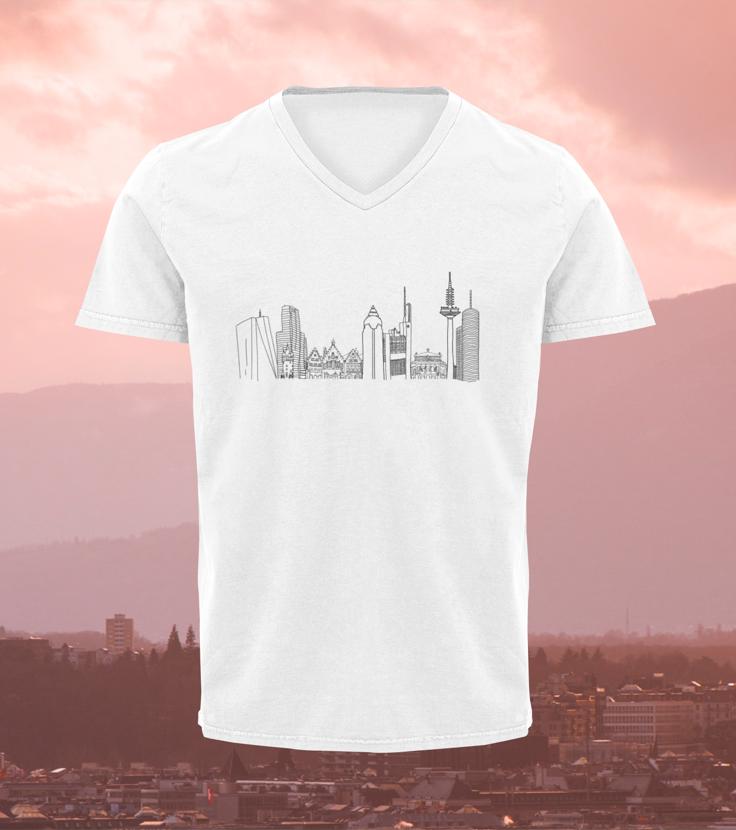 T-Shirt Skyline Frankfurt