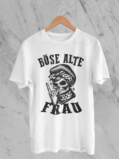 T-Shirt Böse alte Frau D1