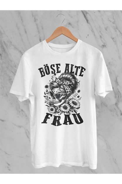 T-Shirt Böse alte Frau D2