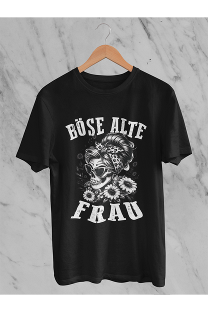 T-Shirt Böse alte Frau D2