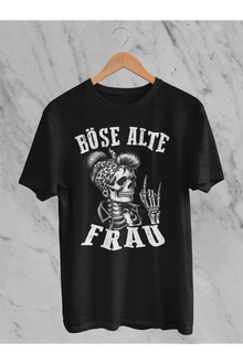 T-Shirt Böse alte Frau D3