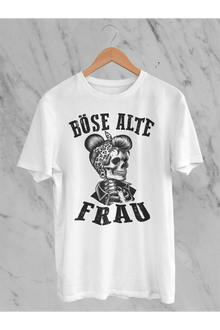 T-Shirt Böse alte Frau D4