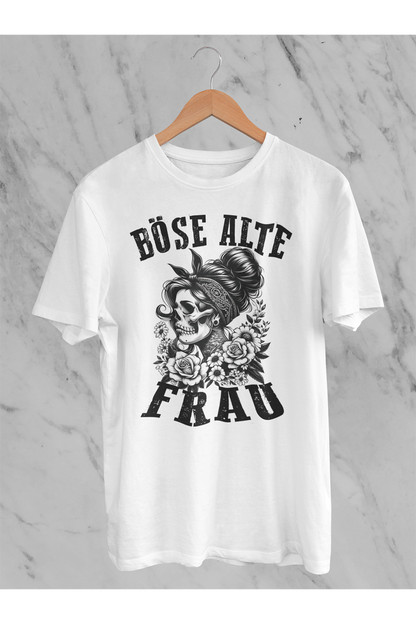 T-Shirt Böse alte Frau D5