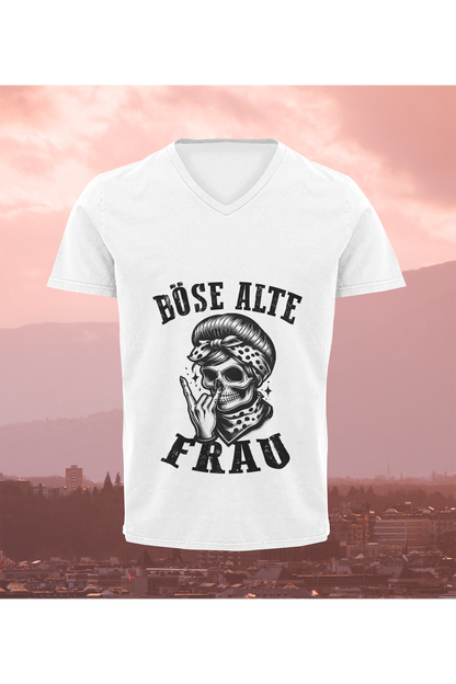 T-Shirt Böse alte Frau D1