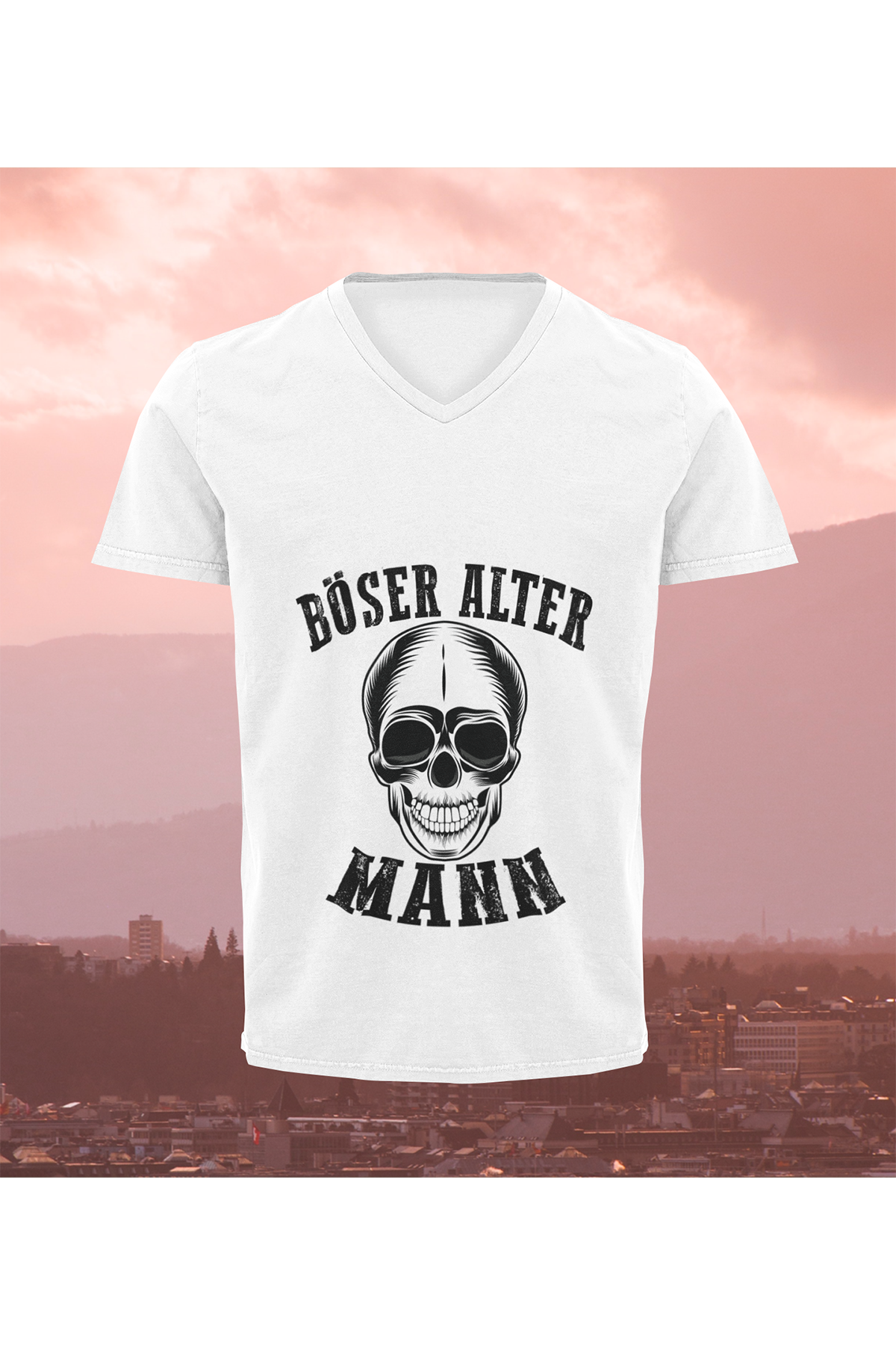 T-Shirt Böser alter Mann